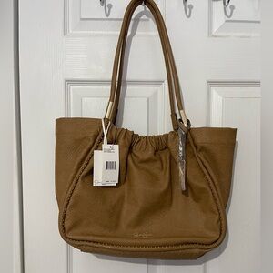 Brown Leather Tote Bag